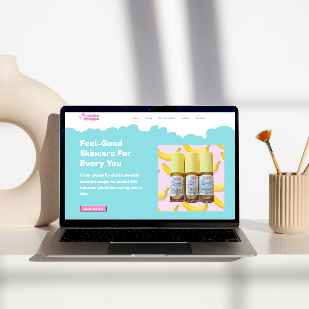 Web design for Handmade Brand