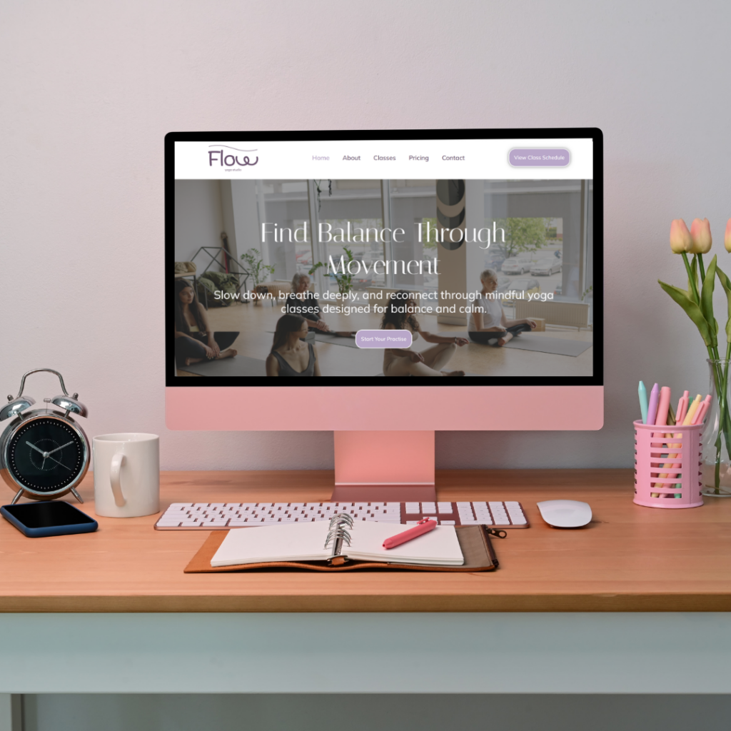 Yoga studio Web Design