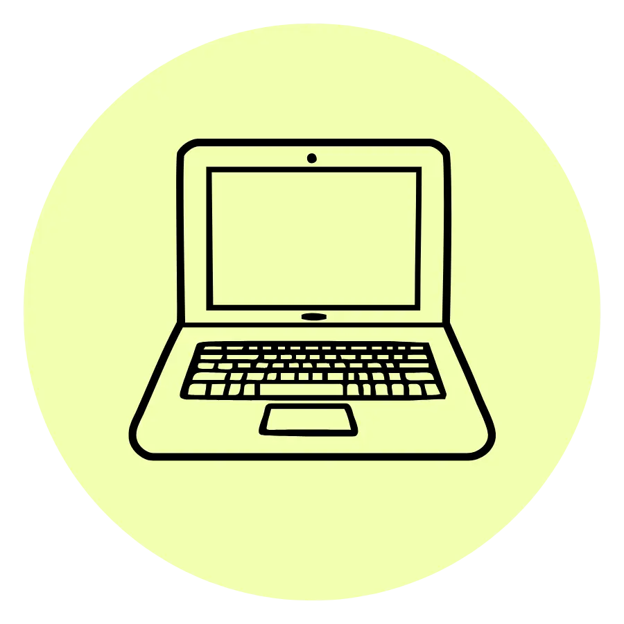 Laptop illustration