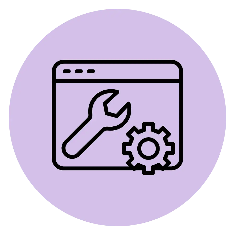 Update and support icon
