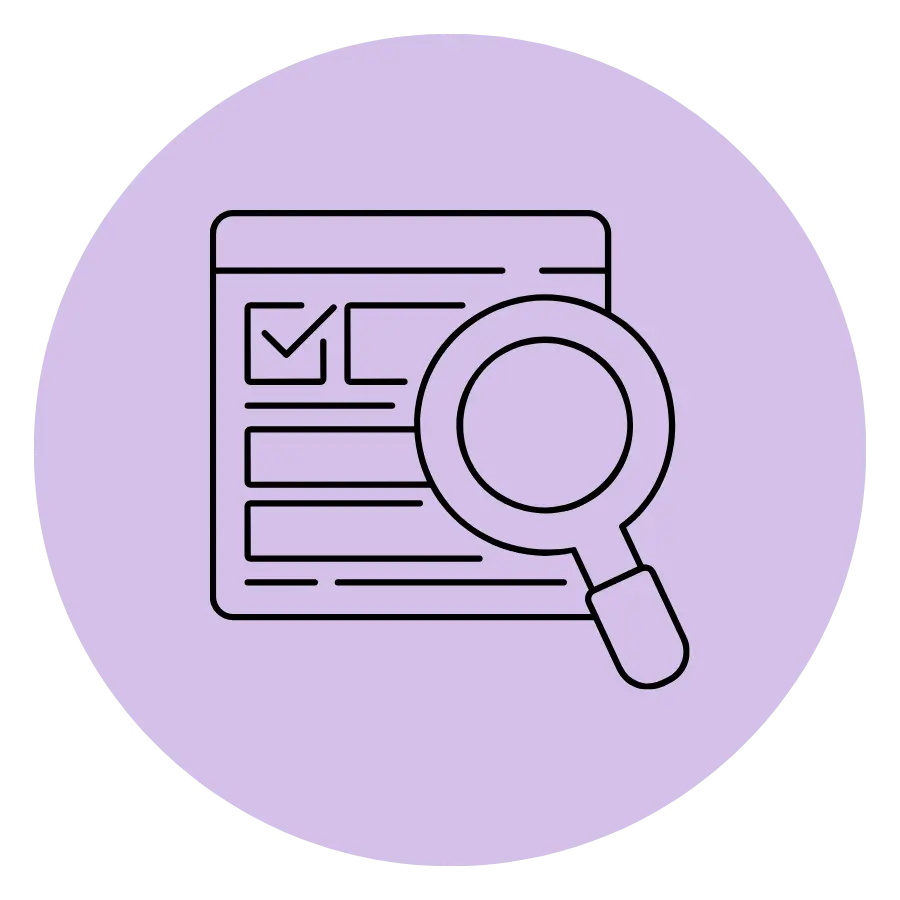 Website audit service icon